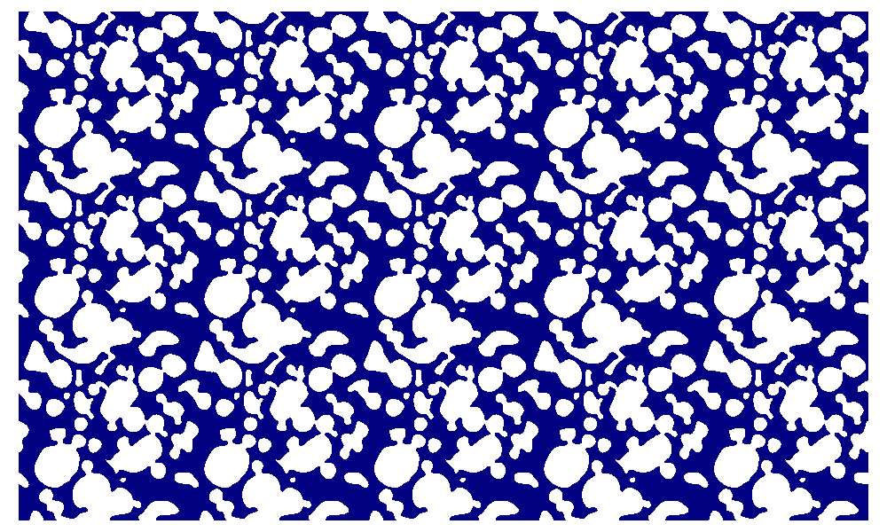 Large-scale constant input transport simulation